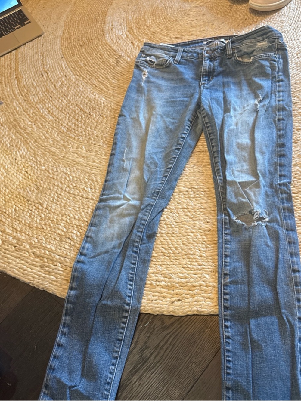 Joe's Jeans Skinny Distressed Blue